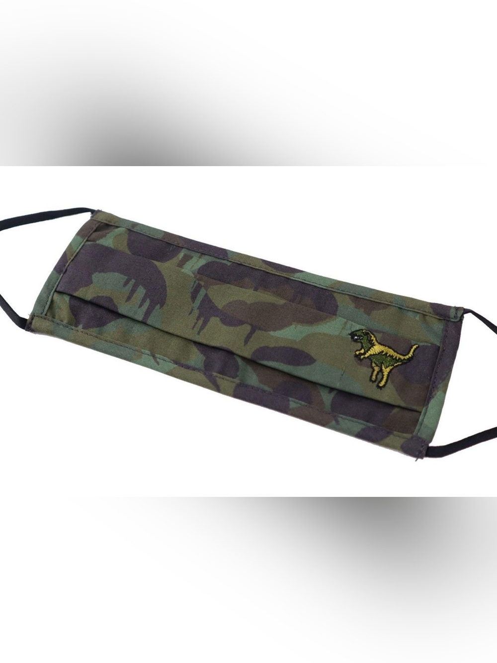Coach Men's Camouflage Cotton Face Mask in Green